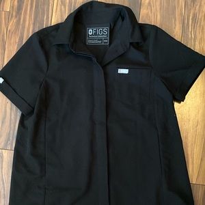 Figs Pilar Scrub Top XXS Black